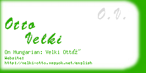 otto velki business card